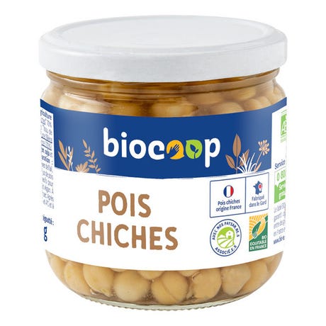 Pois Chiches Au Naturel 240G