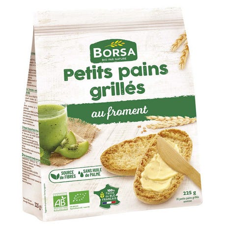 Petits Pains Grilles Au Froment 225G