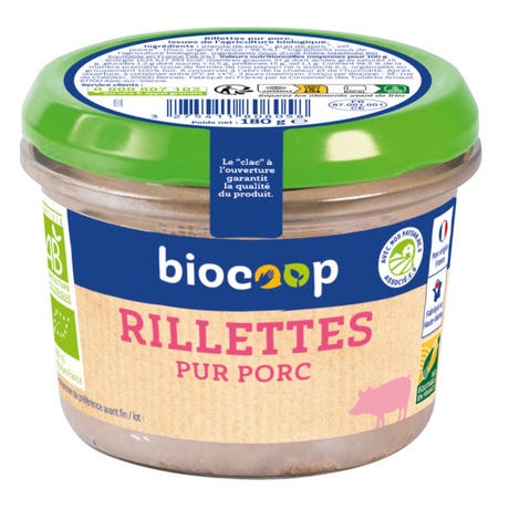 Rillettes Pur Porc 180G