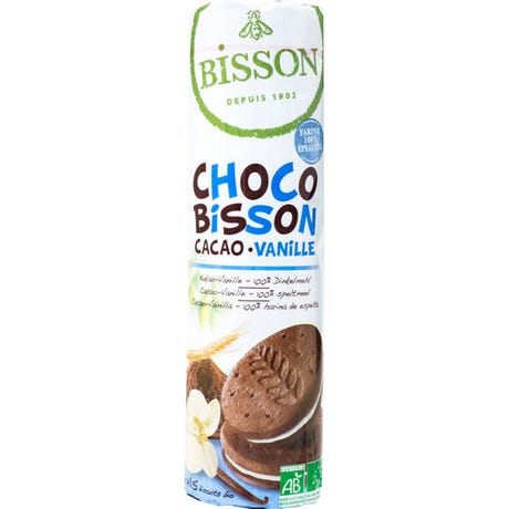 Biscuits Cacao Fouree Vanille (Bisson) 300G