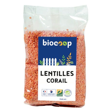 Lentilles Corail 500g