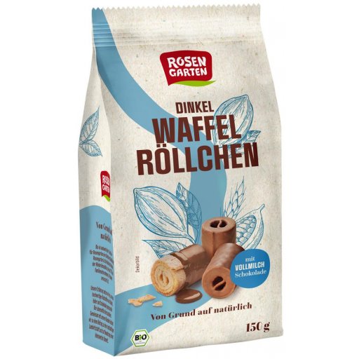 Rouleaux Gaufrette Epeautre Chocolat Lait 150G