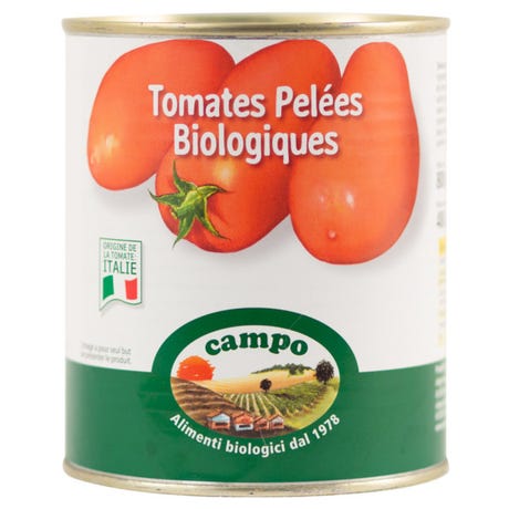 Tomates Pelees 800G