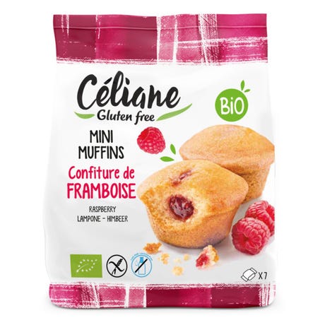 Mini Muffins Framboise 200G - Ss Gluten