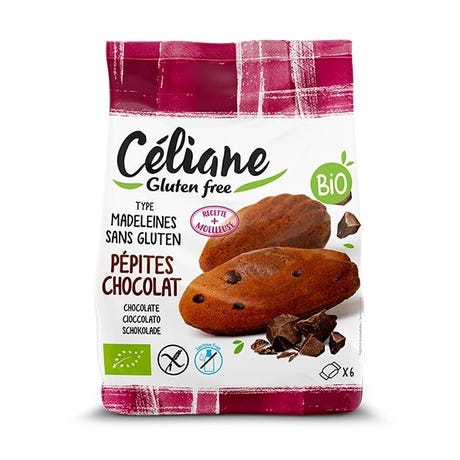 Madeleines Pepites Chocolat Ss Gluten 180G