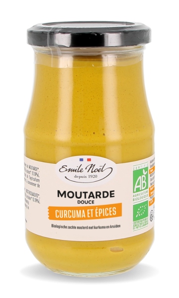 Moutarde Douce Curcuma/Epices 350G