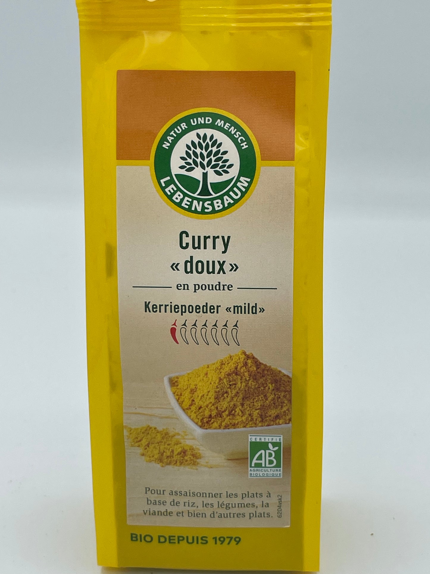 Curry Doux En Poudre 50G