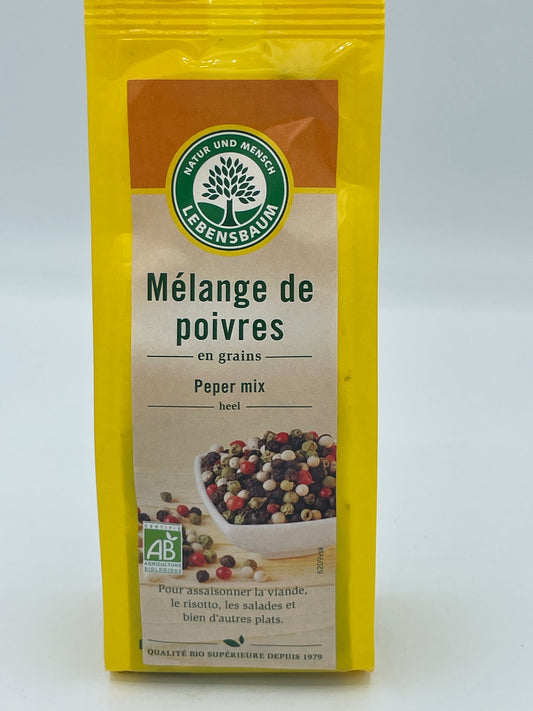 Mélange de Poivres en Grains 50G