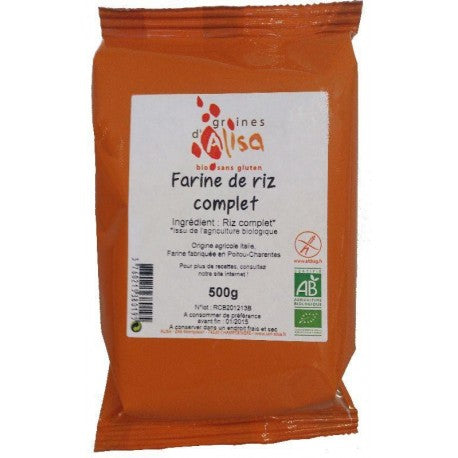 Farine De Riz Complet 500G - Sans gluten