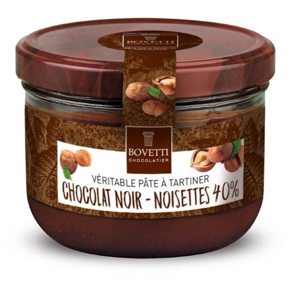 Pâte à Tartiner Chocolat Noir-Noisette 40% 350G