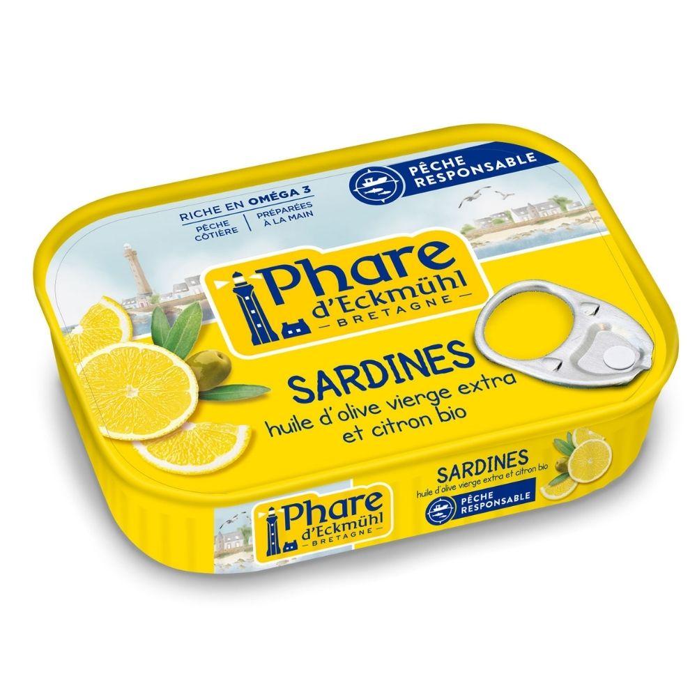 Sardines Citron-Huile Olive 135G